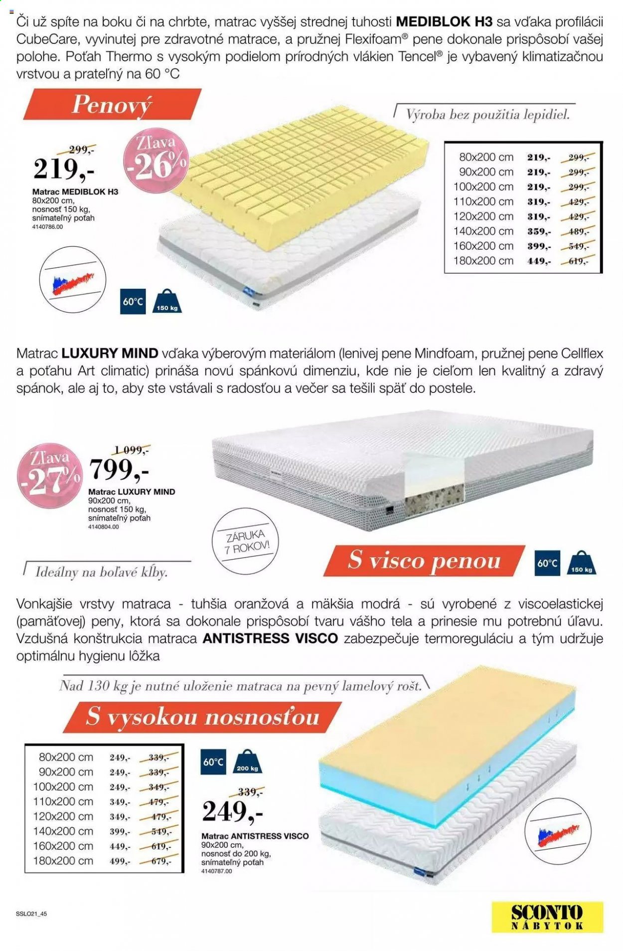 Leták Sconto nábytok. Strana 45