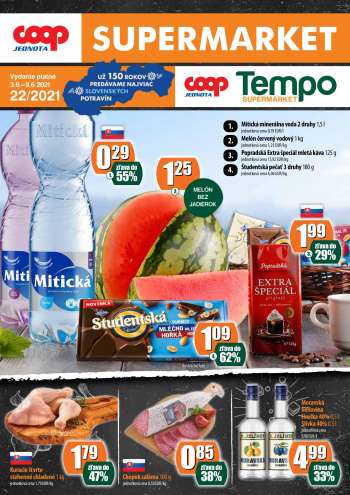Leták COOP Jednota - 3.6.2021 - 9.6.2021.