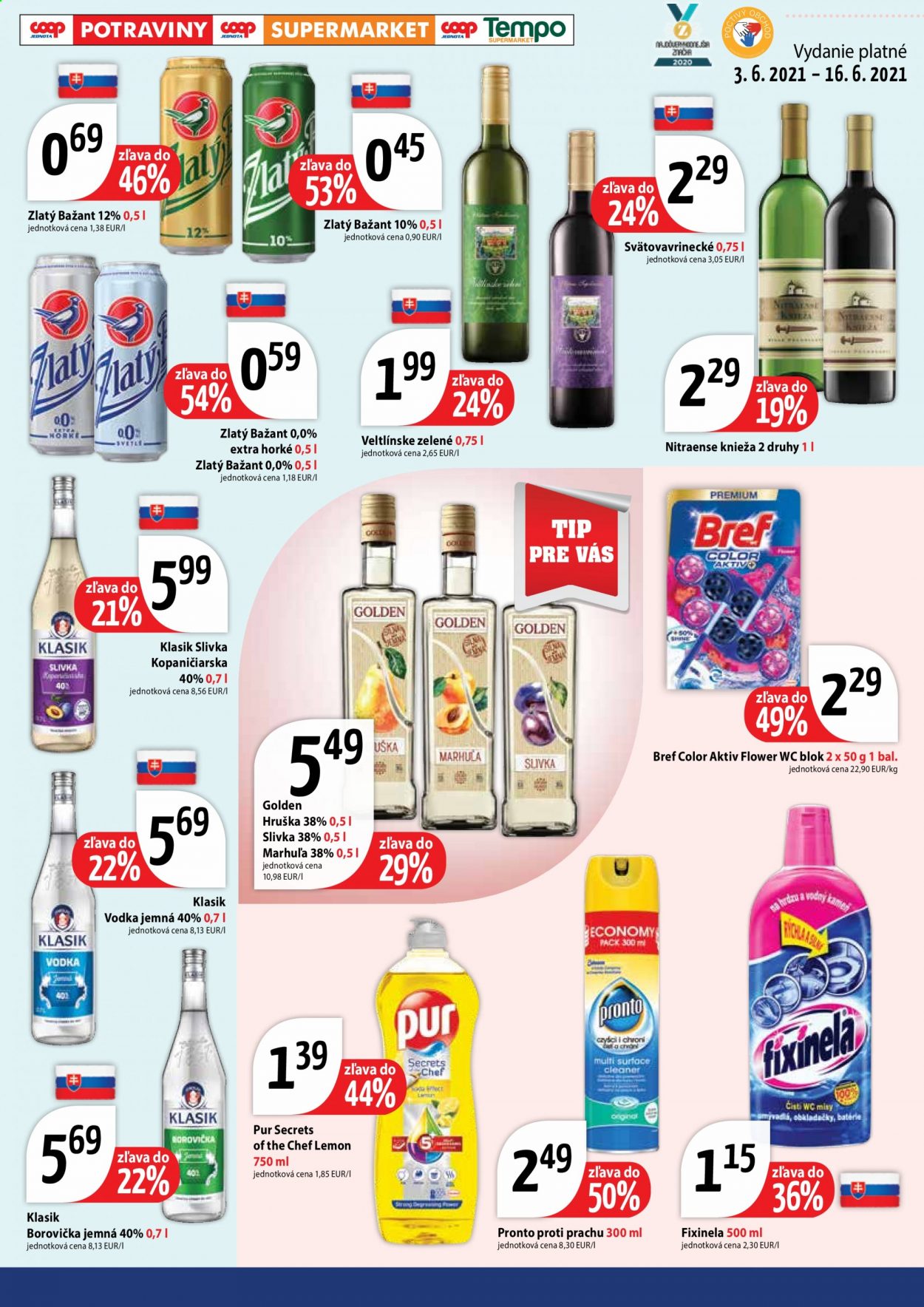 Leták COOP Jednota - 3.6.2021 - 16.6.2021. Strana 9