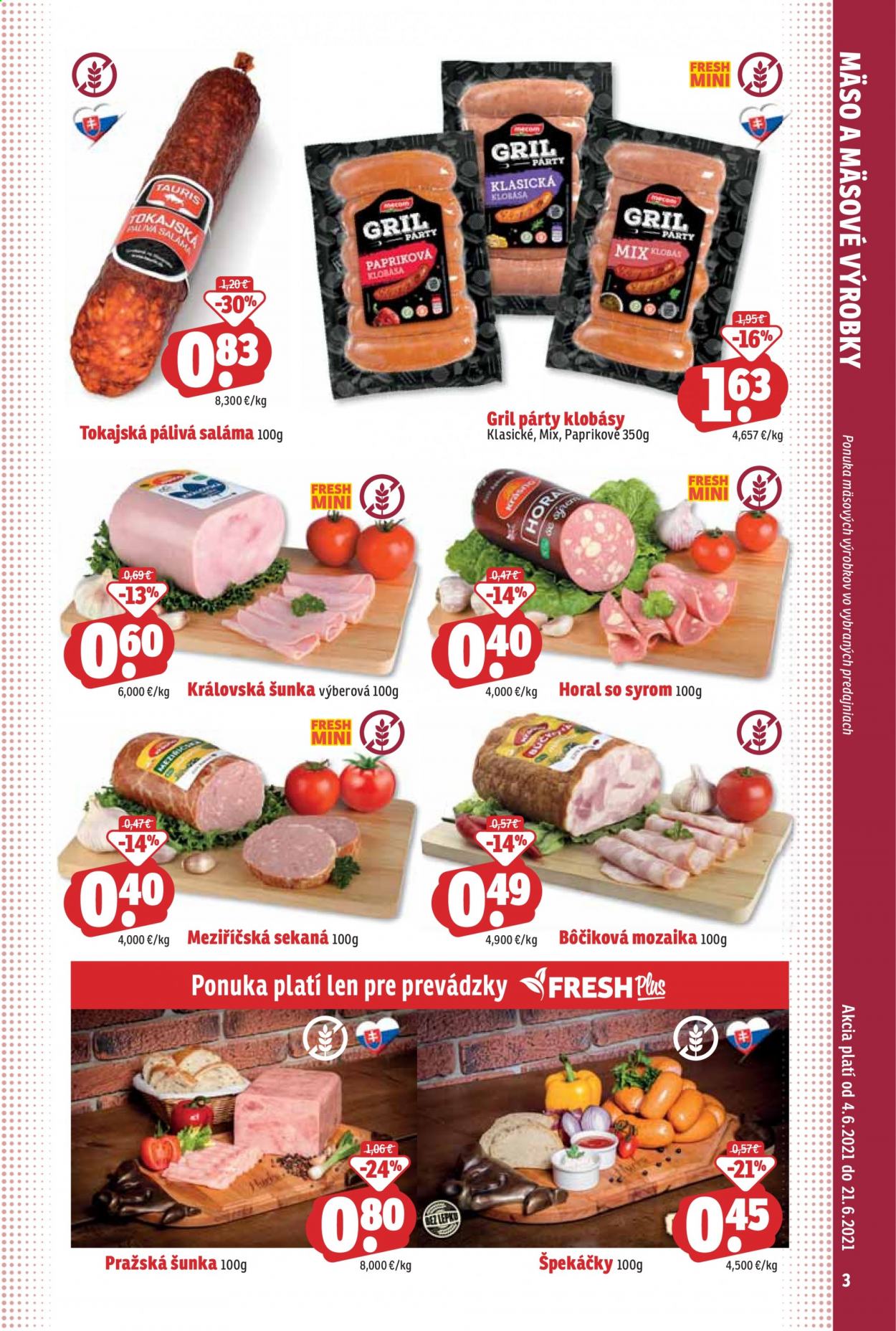 Leták FRESH - 4.6.2021 - 21.6.2021. Strana 3