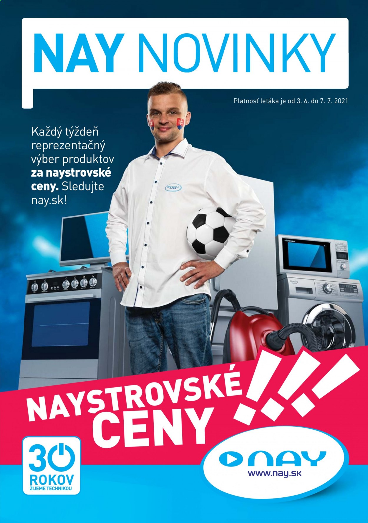 Leták NAY Elektrodom - 3.6.2021 - 7.7.2021. Strana 1