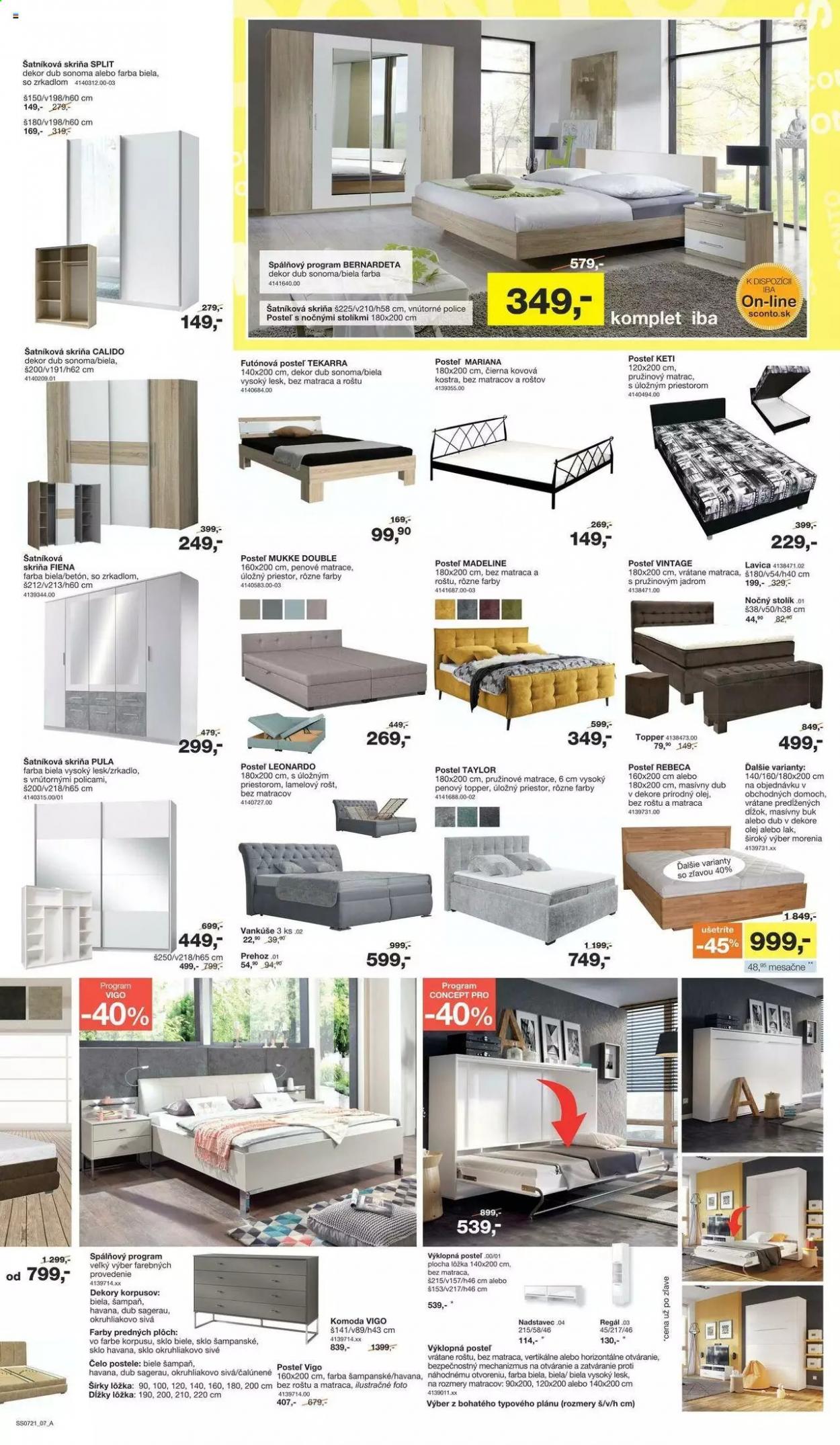 Leták Sconto nábytok - 4.6.2021 - 1.7.2021. Strana 7