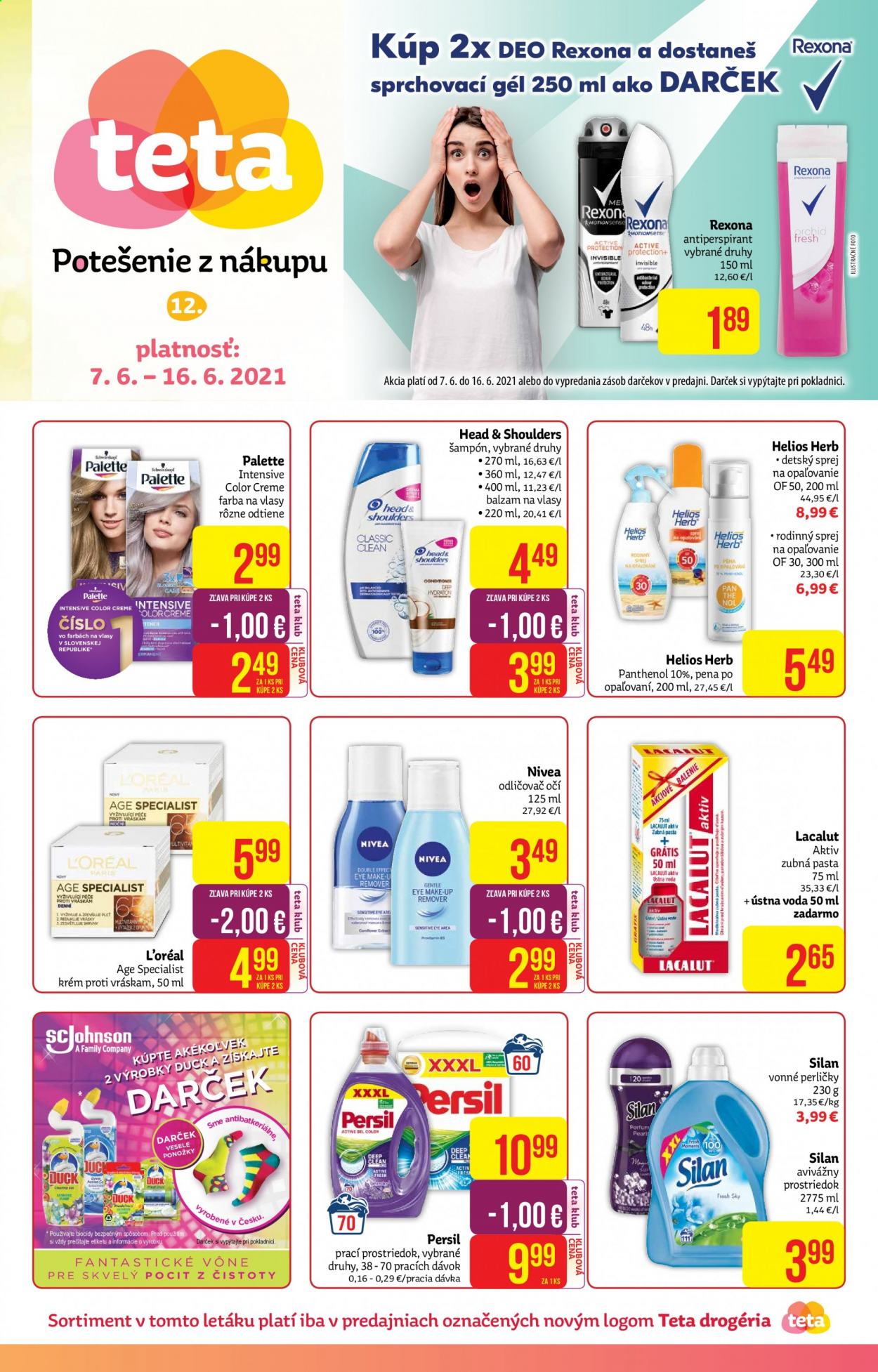 Leták Teta drogerie - 7.6.2021 - 16.6.2021. Strana 1