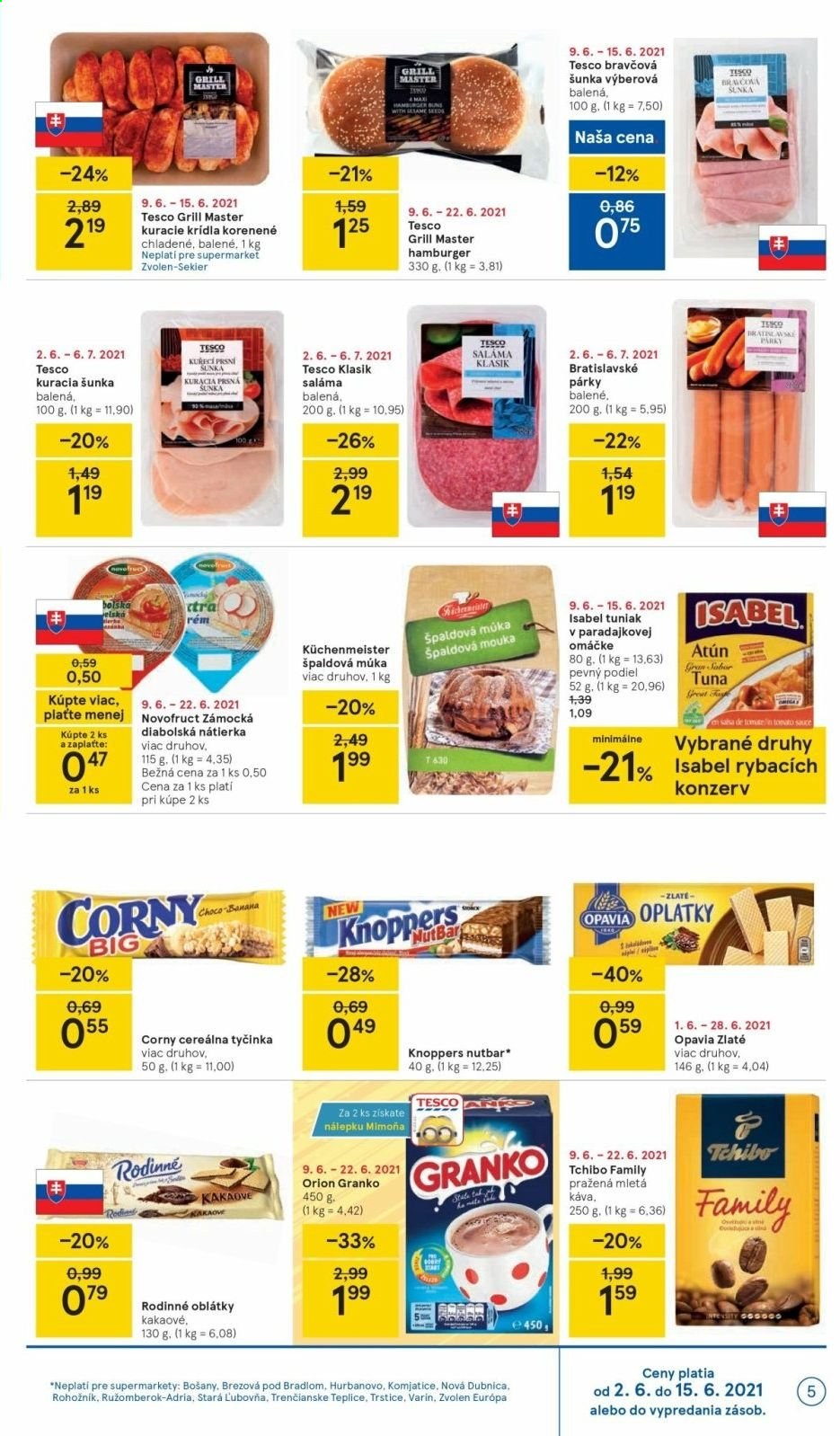 Leták TESCO supermarket - 9.6.2021 - 15.6.2021. Strana 5