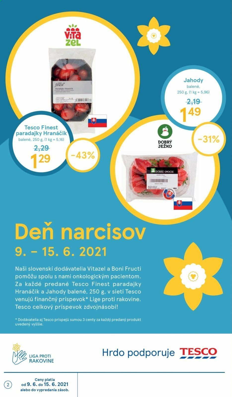 Leták TESCO - 9.6.2021 - 15.6.2021. Strana 2