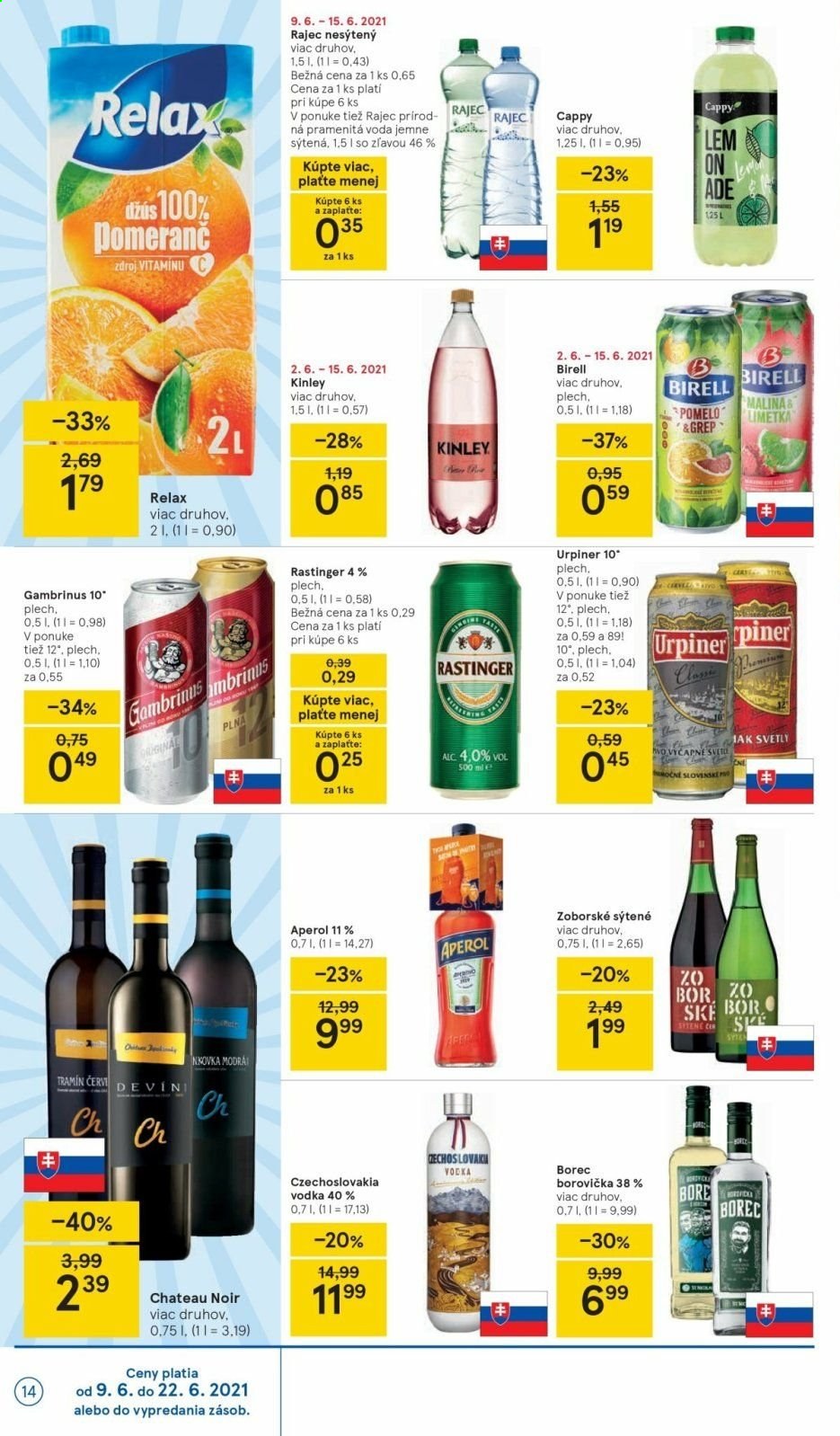 Leták TESCO - 9.6.2021 - 15.6.2021. Strana 14