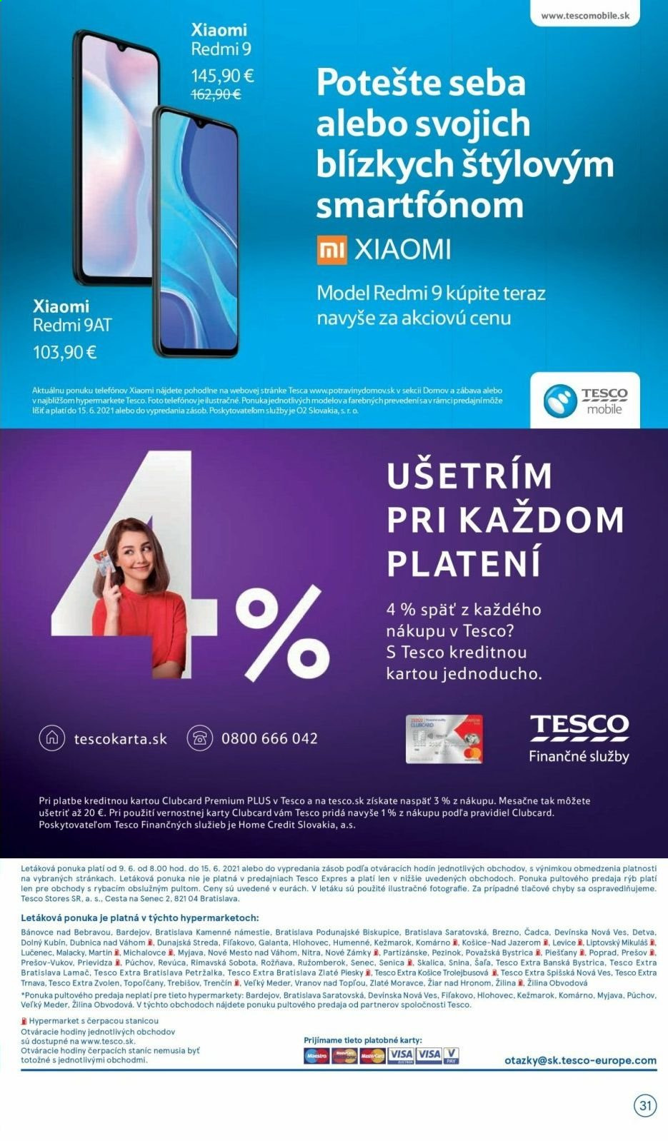 Leták TESCO - 9.6.2021 - 15.6.2021. Strana 31