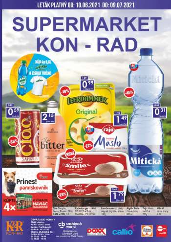 Leták KON-RAD - 10.6.2021 - 9.7.2021.