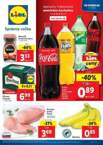Leták Lidl - 14.6.2021 - 20.6.2021.