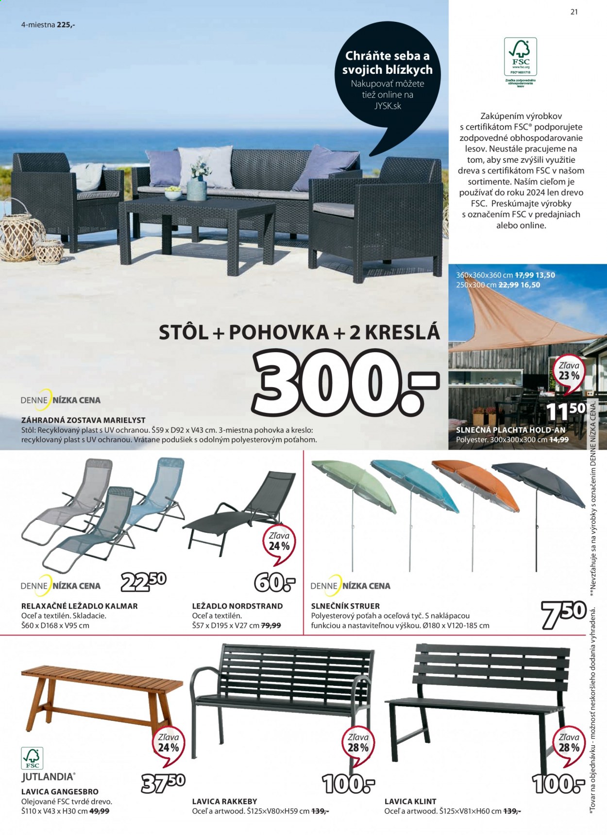Leták JYSK - 10.6.2021 - 23.6.2021. Strana 21
