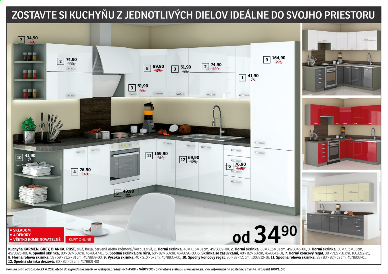 Leták Asko Nábytok - 10.6.2021 - 23.6.2021. Strana 29