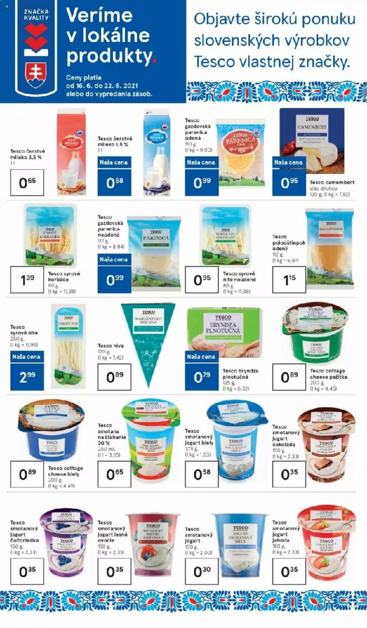 Leták TESCO - 16.6.2021 - 22.6.2021. Strana 8