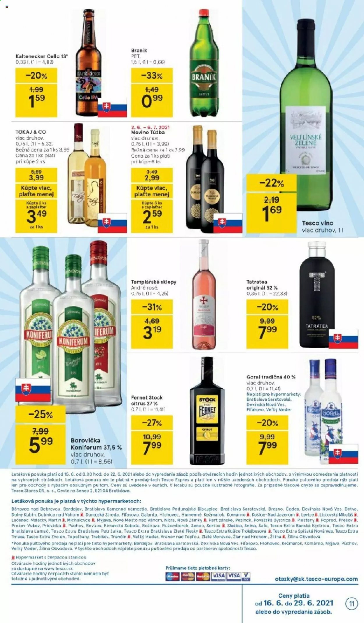 Leták TESCO - 16.6.2021 - 22.6.2021. Strana 11