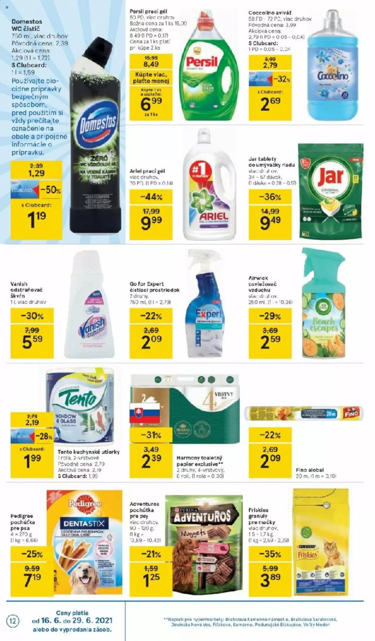 Leták TESCO - 16.6.2021 - 22.6.2021. Strana 12