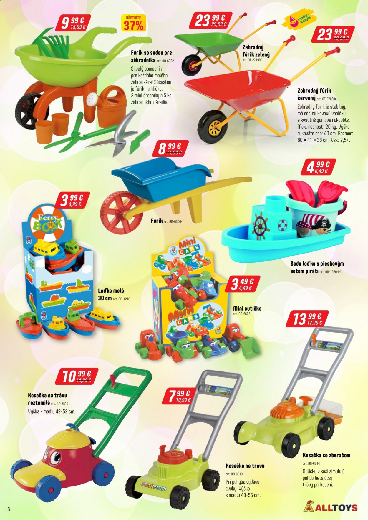 Leták Alltoys. Strana 6