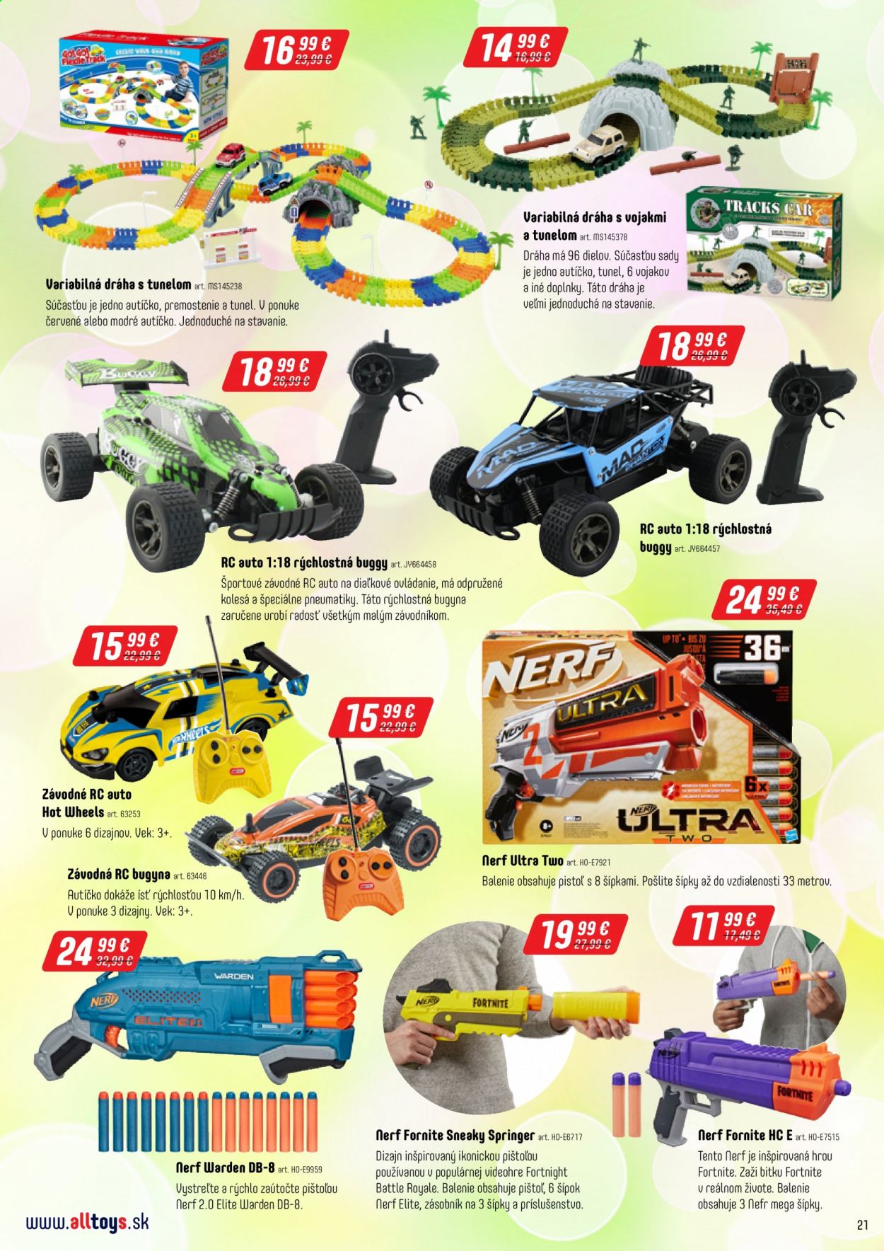 Leták Alltoys. Strana 21