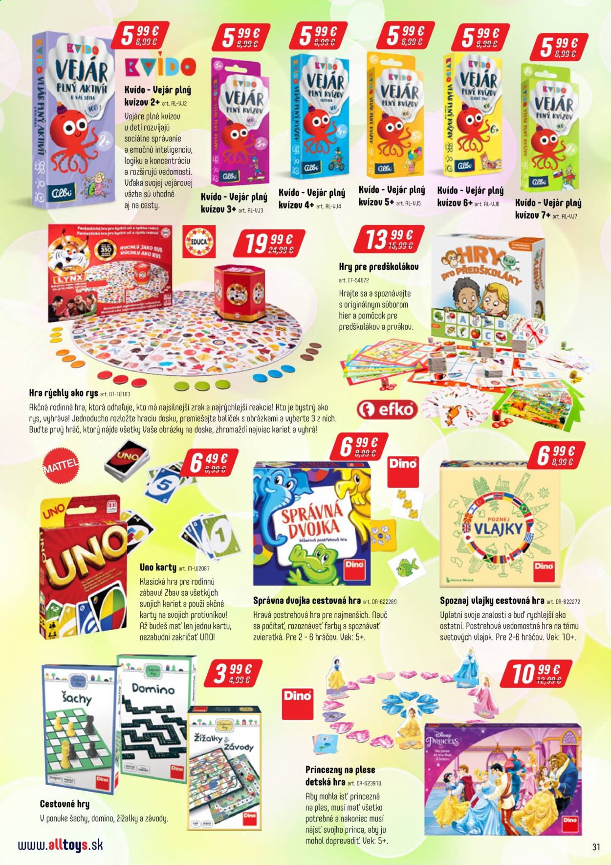 Leták Alltoys. Strana 31