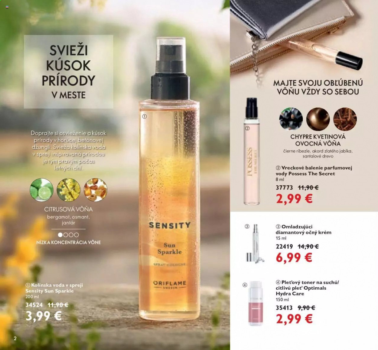 Leták Oriflame - 15.6.2021 - 5.7.2021. Strana 2