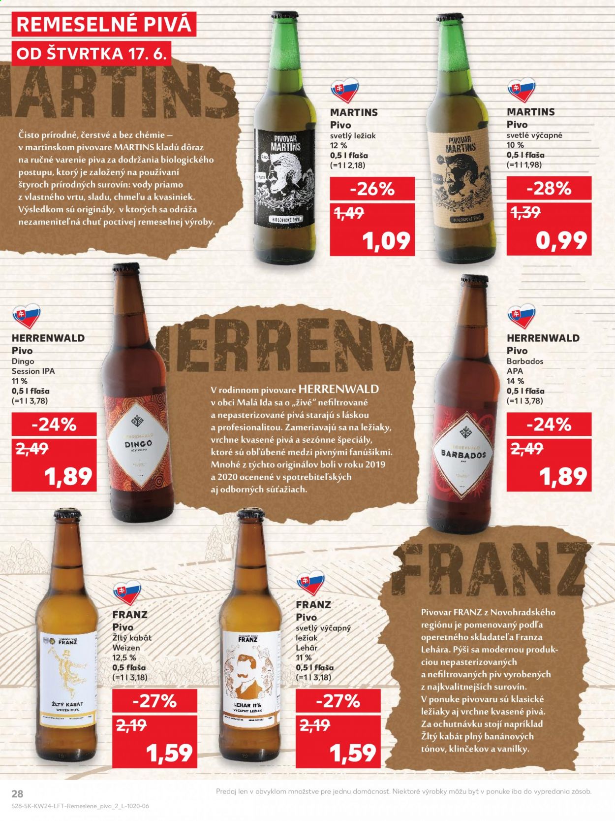 Leták Kaufland - 17.6.2021 - 23.6.2021. Strana 28
