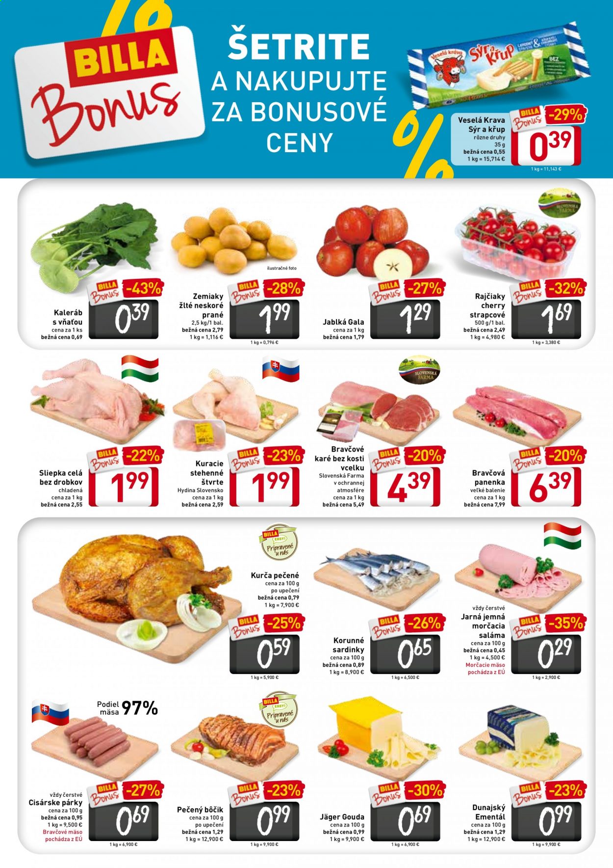 Leták Billa - 16.6.2021 - 22.6.2021. Strana 2