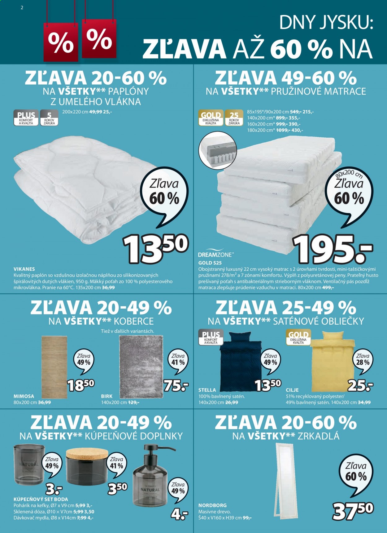Leták JYSK - 17.6.2021 - 30.6.2021. Strana 2