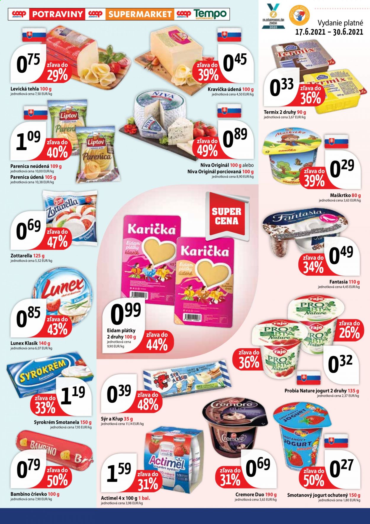 Leták COOP Jednota - 17.6.2021 - 30.6.2021. Strana 3
