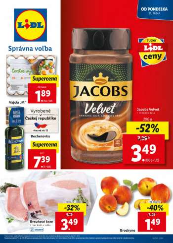 Leták Lidl - 21.6.2021 - 27.6.2021.