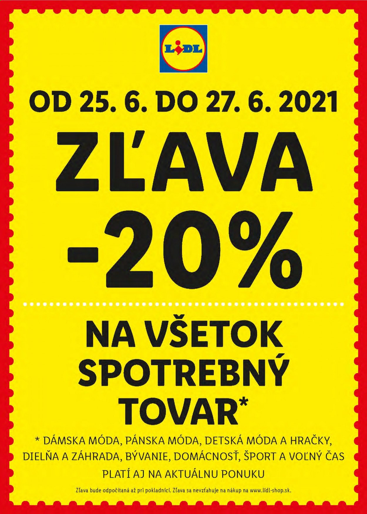 Leták Lidl - 21.6.2021 - 27.6.2021. Strana 62