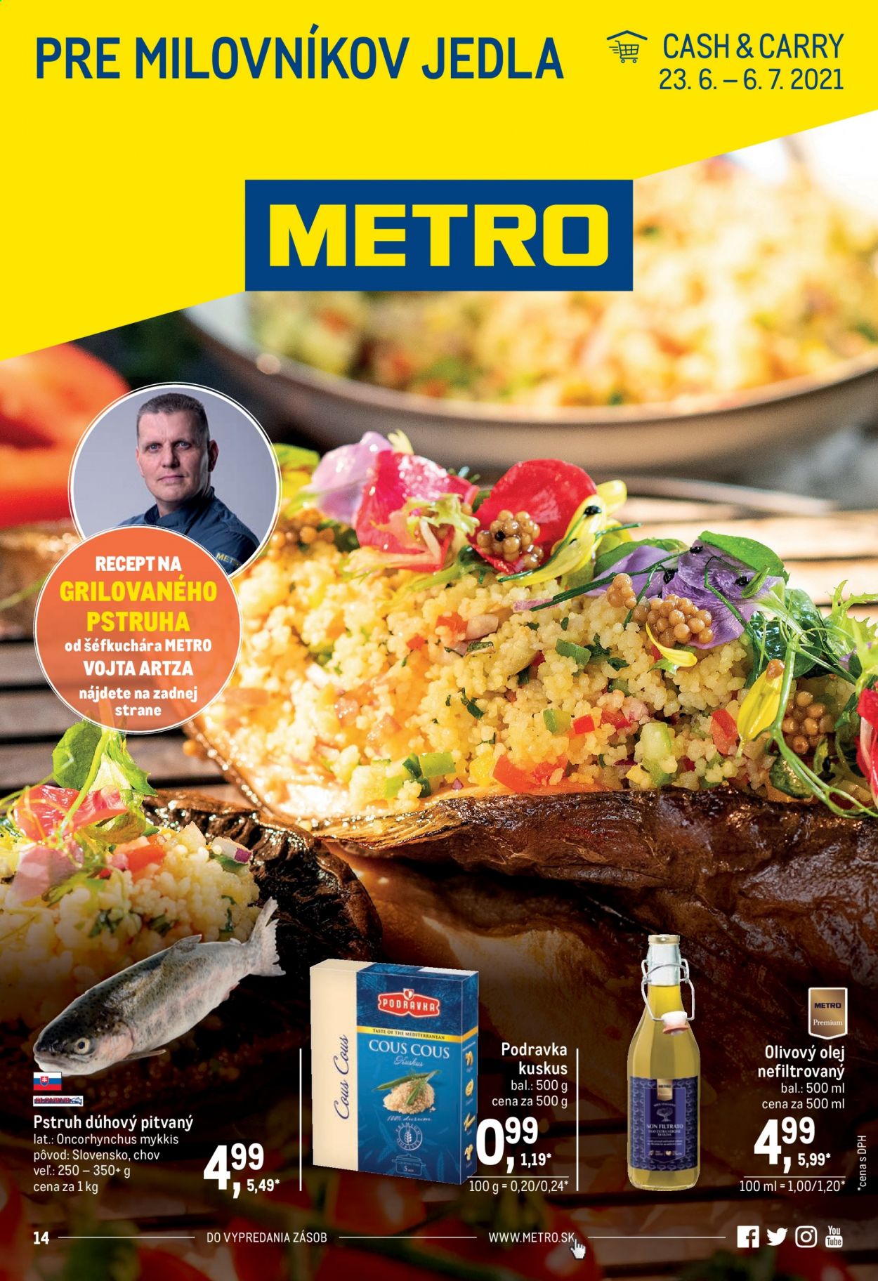 Leták Metro - 23.6.2021 - 6.7.2021. Strana 1