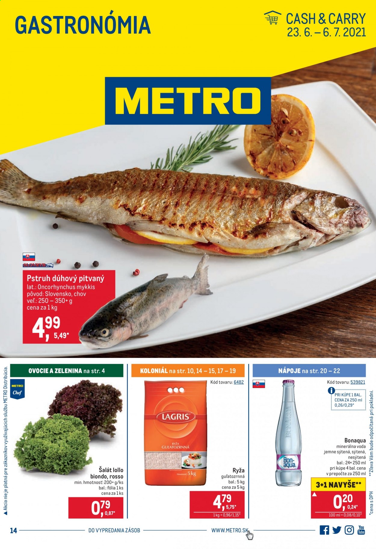 Leták Metro - 23.6.2021 - 6.7.2021. Strana 1