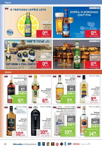 thumbnail - Trenčianske Hradné bal.: 1 l, cena za 1 l ďalšie akciové ceny aj na: bal.: 700 ml, 500 ml, 200 ml