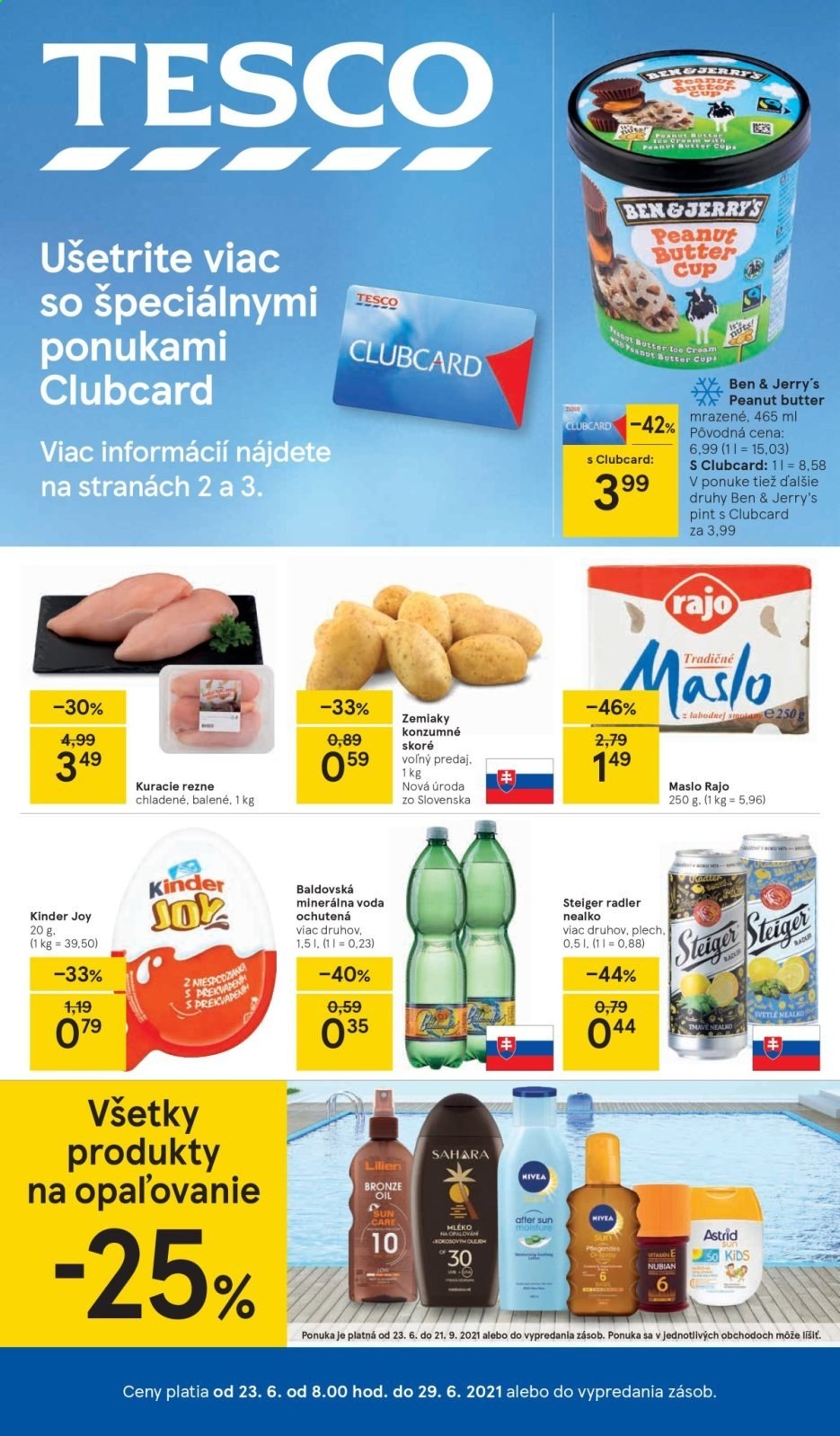 Leták TESCO - 23.6.2021 - 29.6.2021. Strana 1