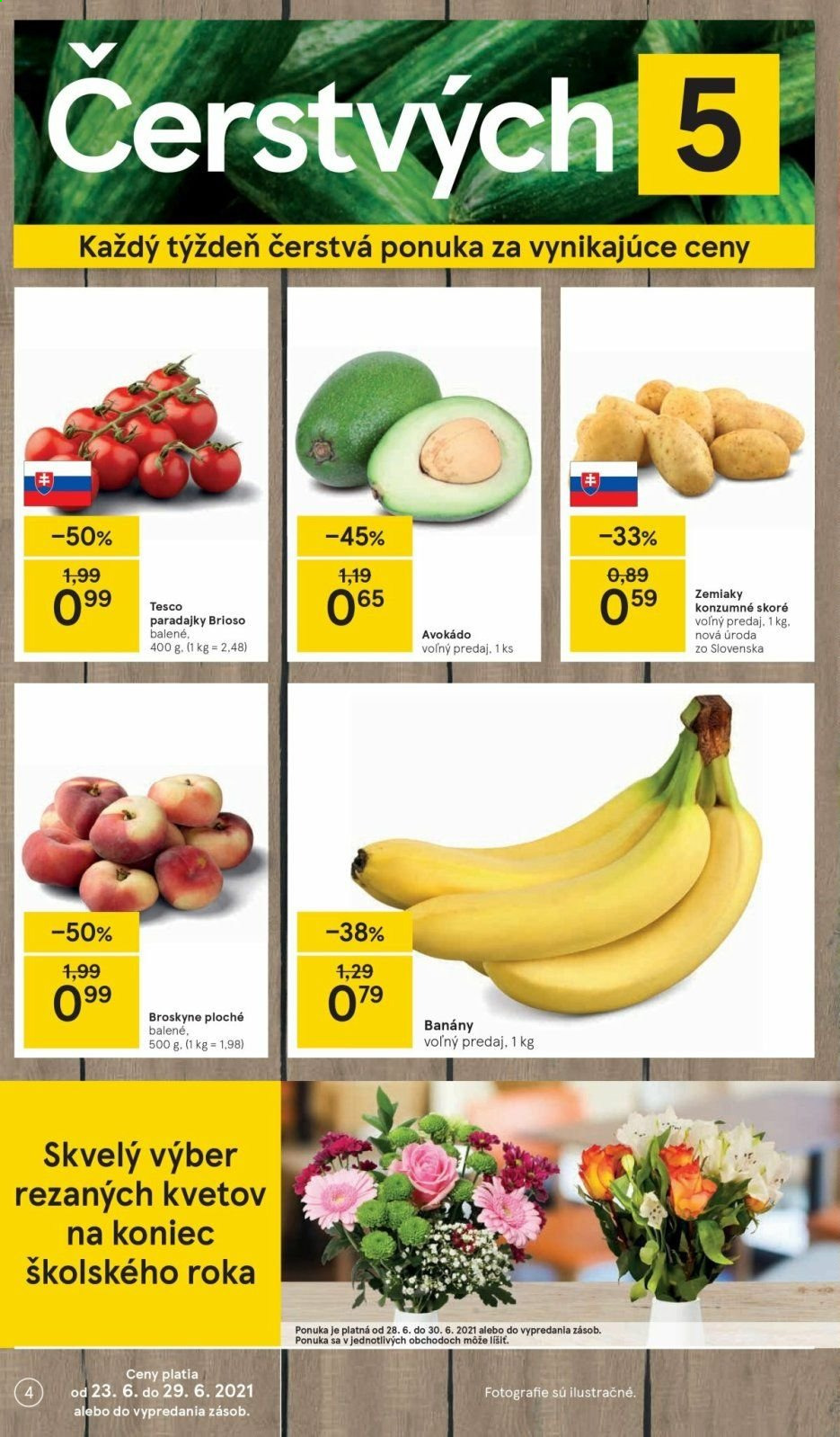 Leták TESCO - 23.6.2021 - 29.6.2021. Strana 4
