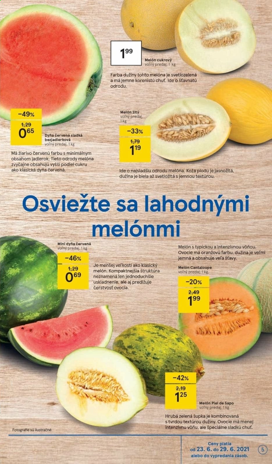 Leták TESCO - 23.6.2021 - 29.6.2021. Strana 5