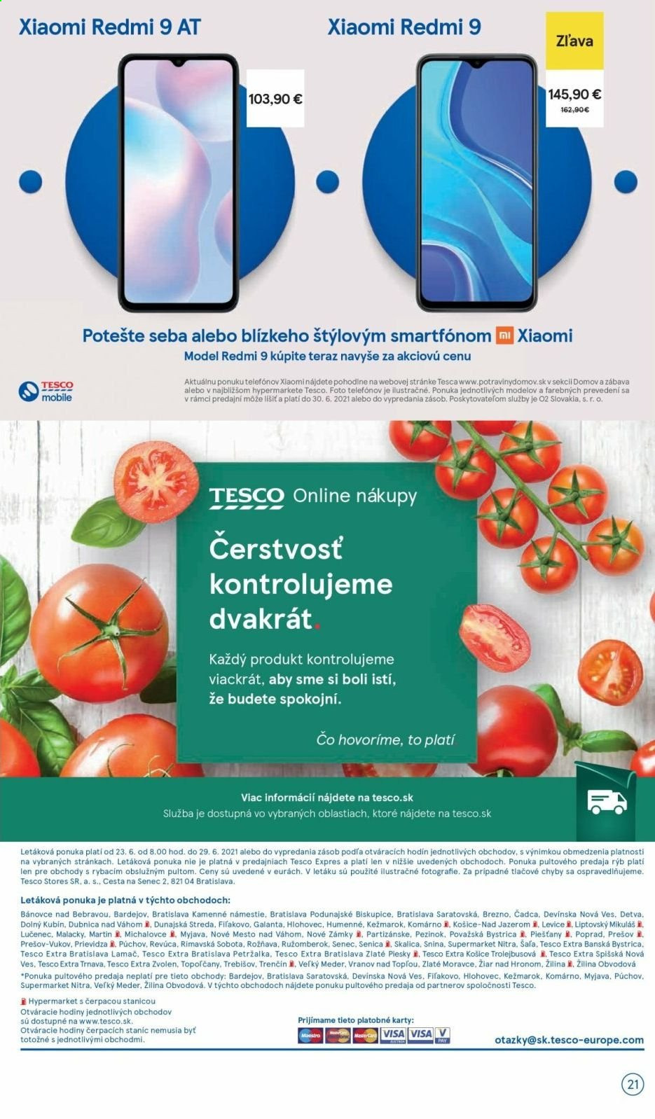 Leták TESCO - 23.6.2021 - 29.6.2021. Strana 21