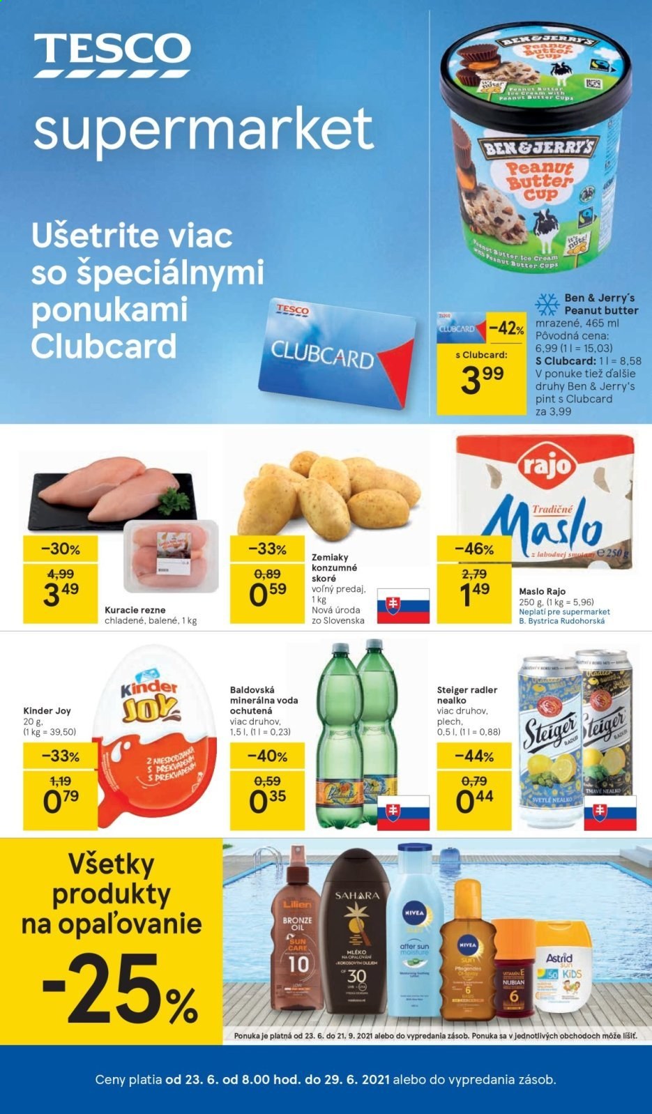 Leták TESCO supermarket - 23.6.2021 - 29.6.2021. Strana 1