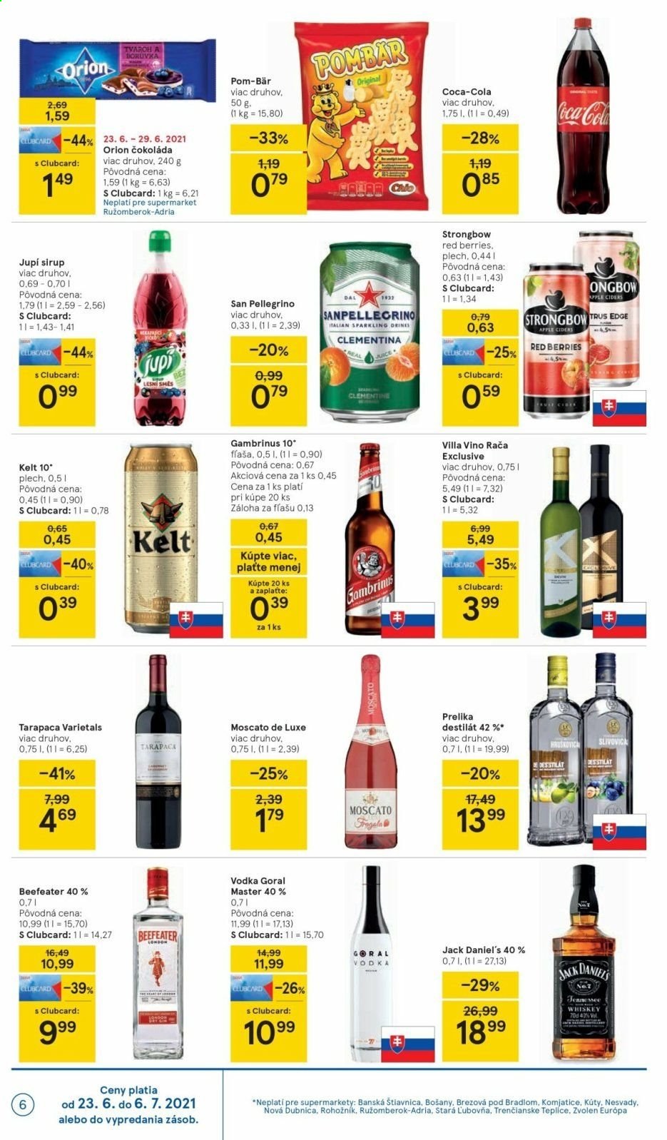 Leták TESCO supermarket - 23.6.2021 - 29.6.2021. Strana 6