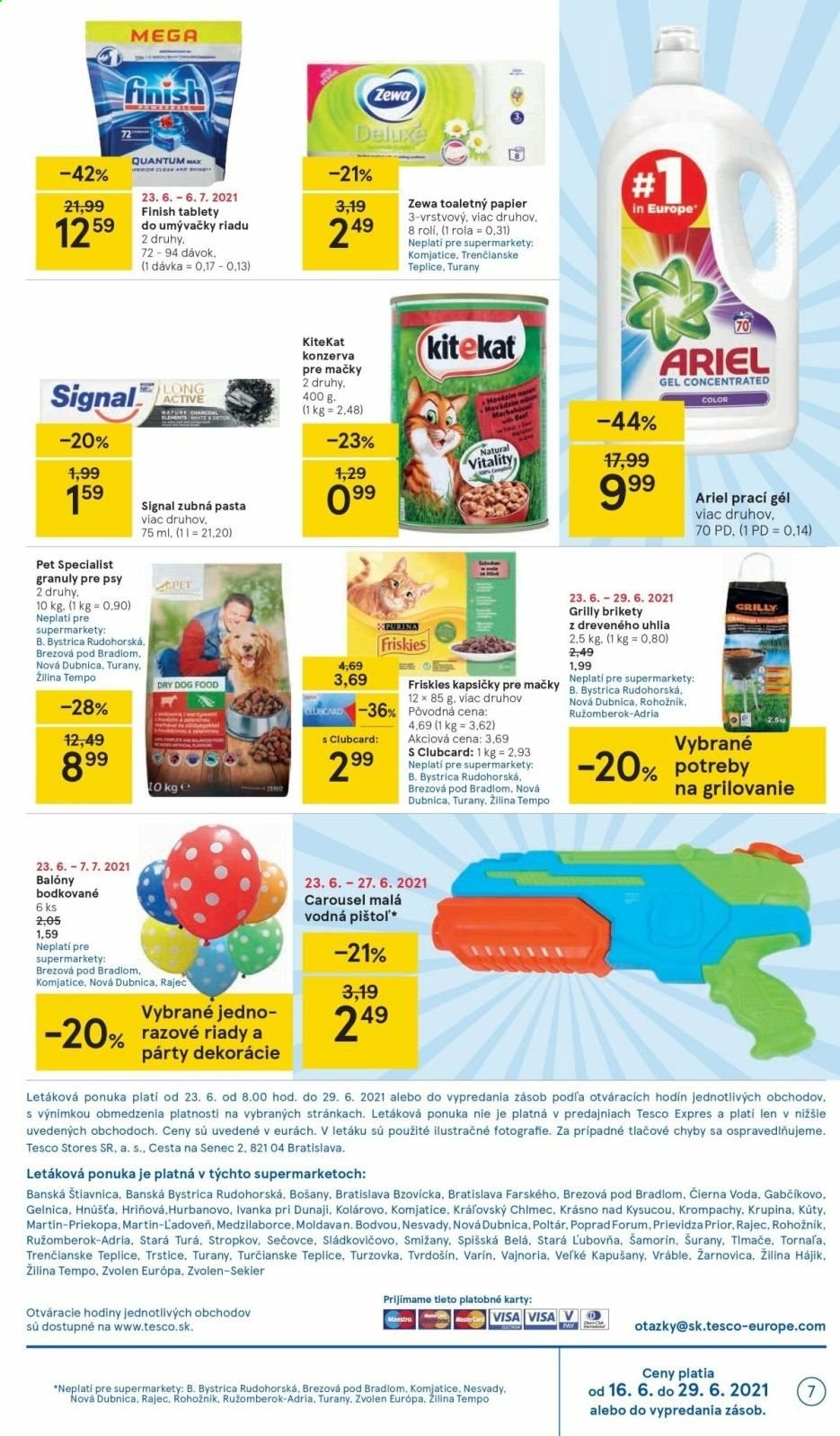 Leták TESCO supermarket - 23.6.2021 - 29.6.2021. Strana 7