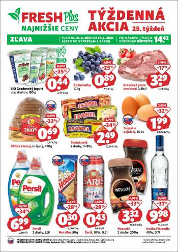 Leták FRESH - 21.6.2021 - 27.6.2021.