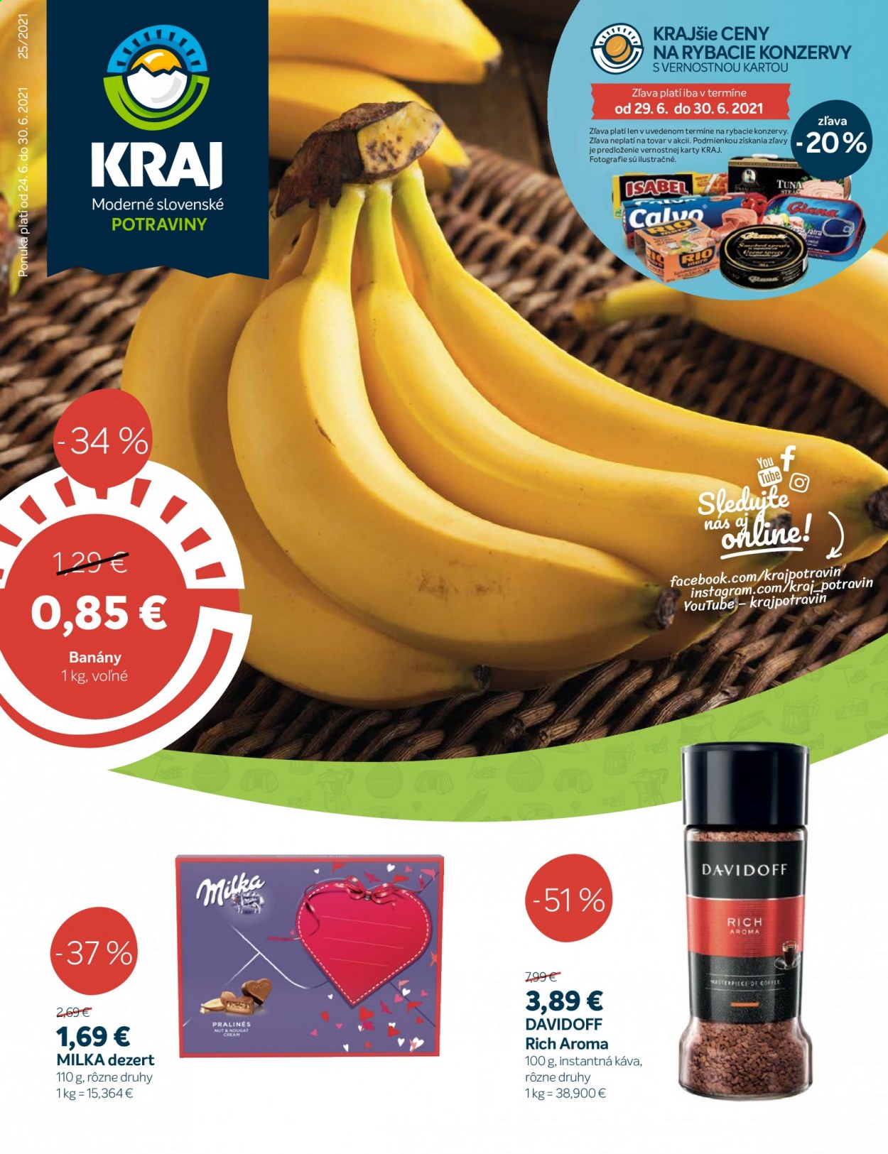Leták Kraj - 24.6.2021 - 30.6.2021. Strana 1