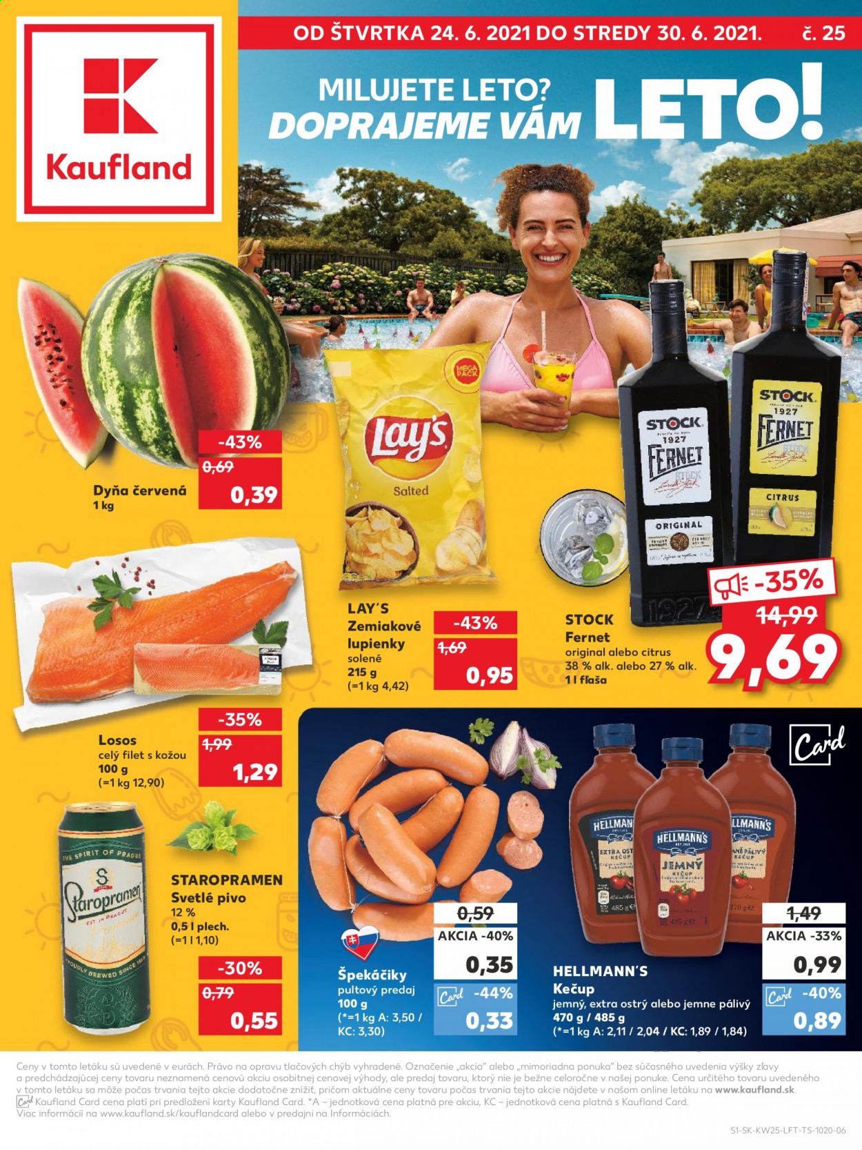 Leták Kaufland - 24.6.2021 - 30.6.2021. Strana 1