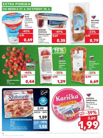 thumbnail - DANONE FANTASIA Sladený jogurt biely s jahodami 122 g (=1 kg 2,87) v ponuke aj ďalšie varianty