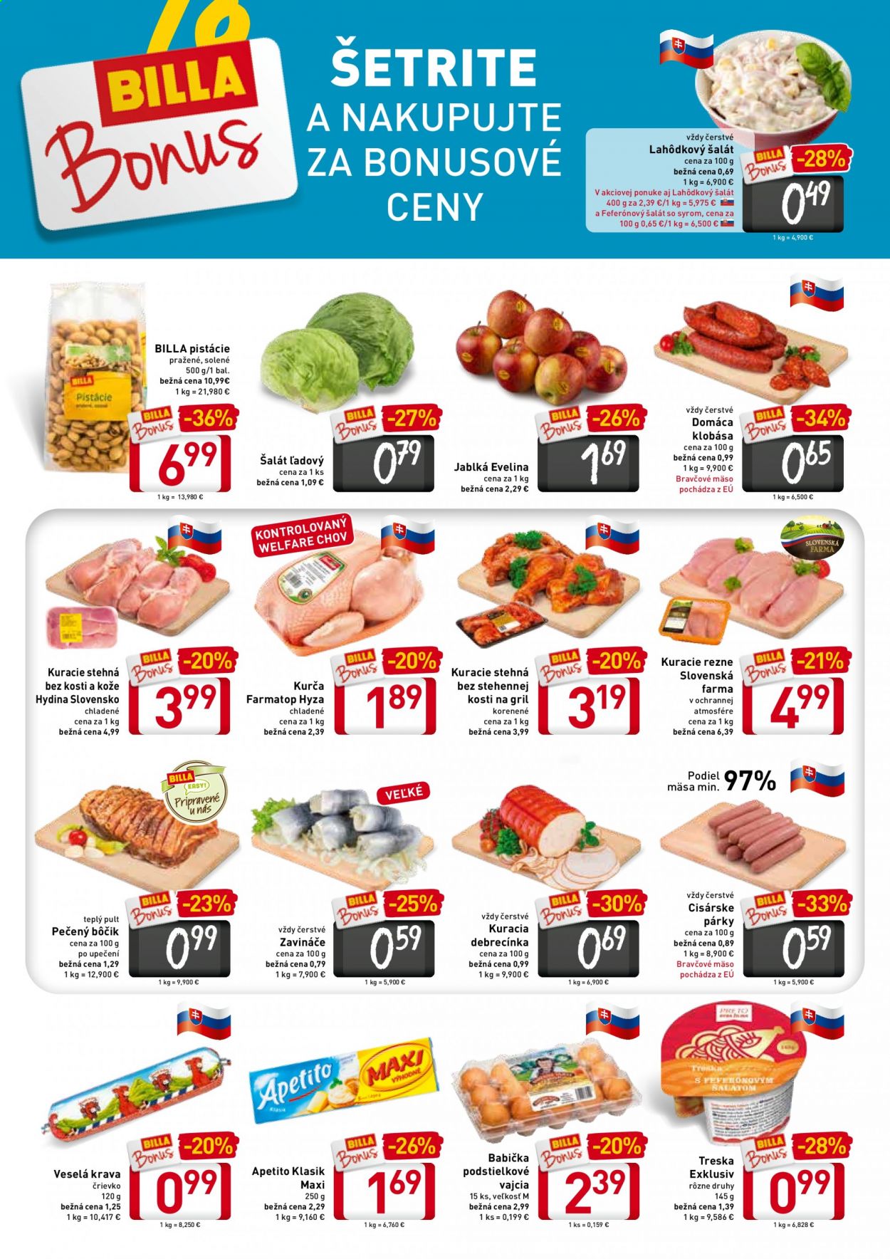 Leták Billa - 23.6.2021 - 29.6.2021. Strana 2