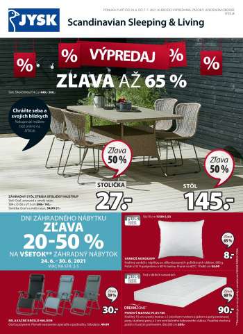 Leták JYSK - 24.6.2021 - 4.7.2021.