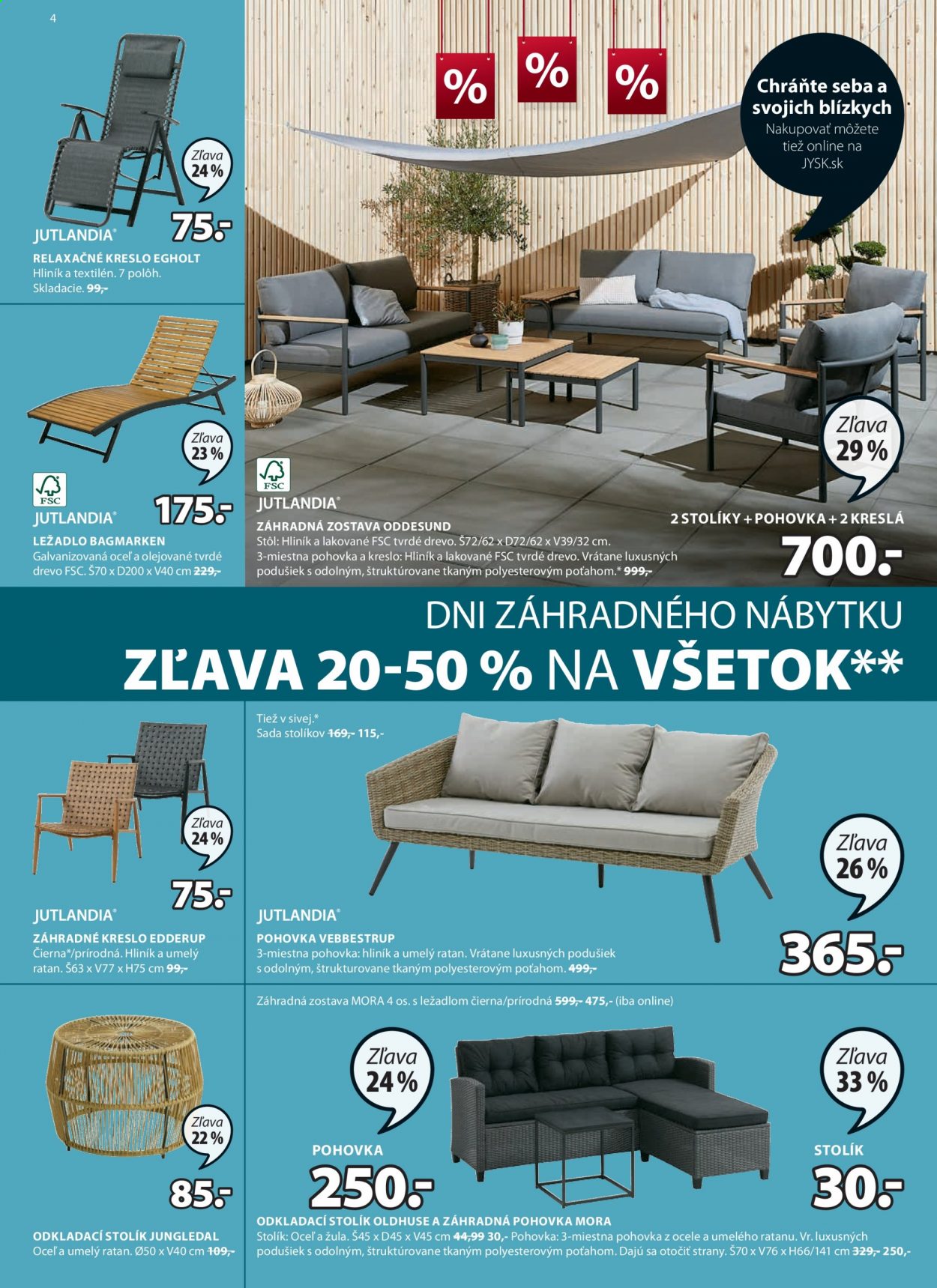 Leták JYSK - 24.6.2021 - 4.7.2021. Strana 4
