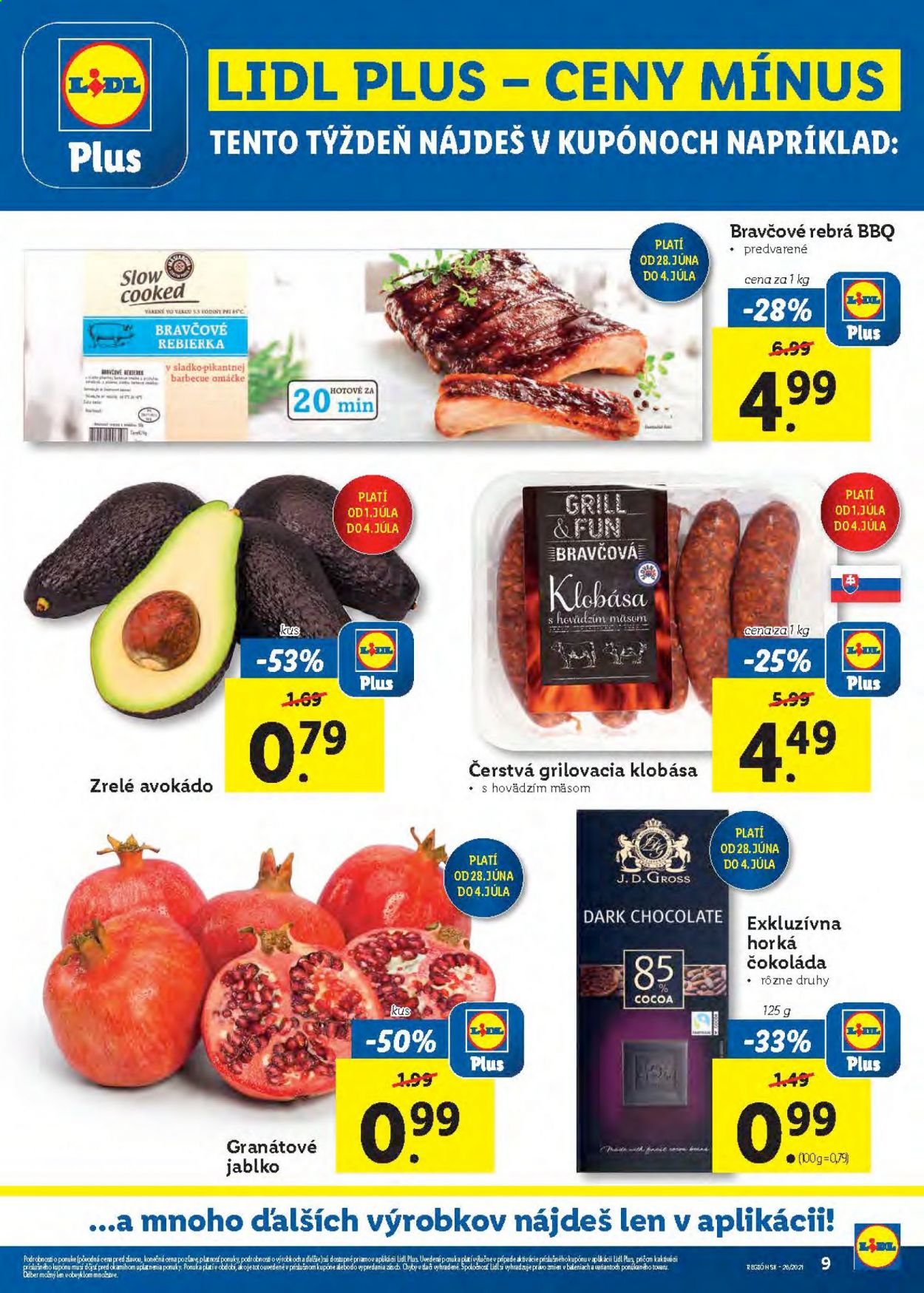 Leták Lidl - 28.6.2021 - 4.7.2021. Strana 9