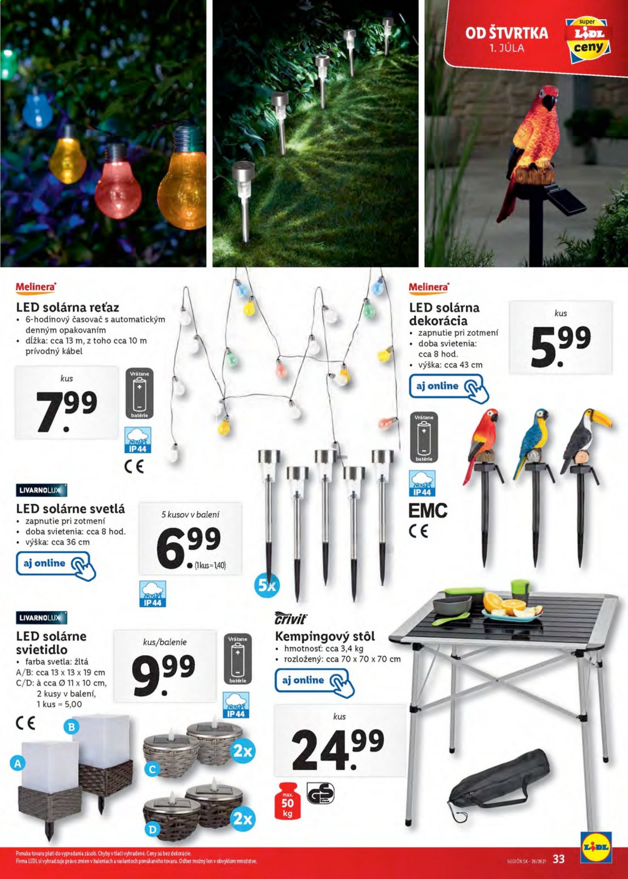 Leták Lidl - 28.6.2021 - 4.7.2021. Strana 34