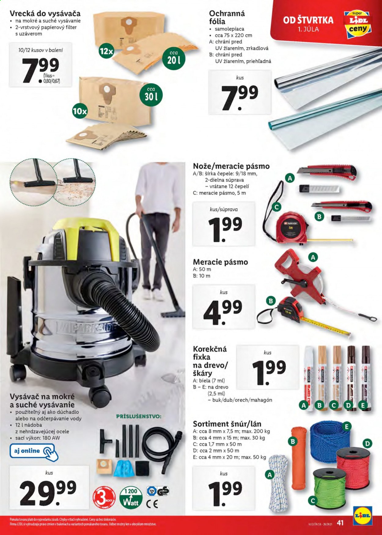 Leták Lidl - 28.6.2021 - 4.7.2021. Strana 42