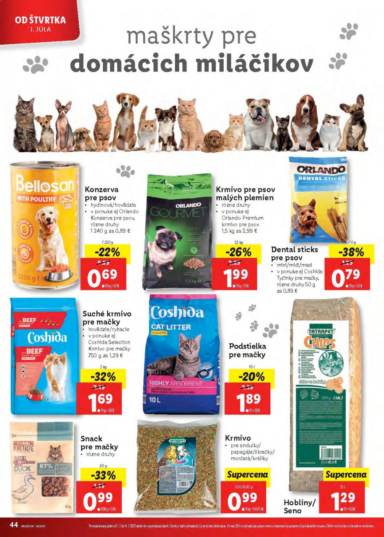 Leták Lidl - 28.6.2021 - 4.7.2021. Strana 45