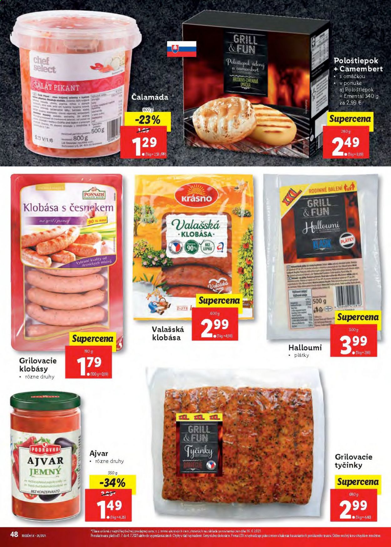Leták Lidl - 28.6.2021 - 4.7.2021. Strana 49